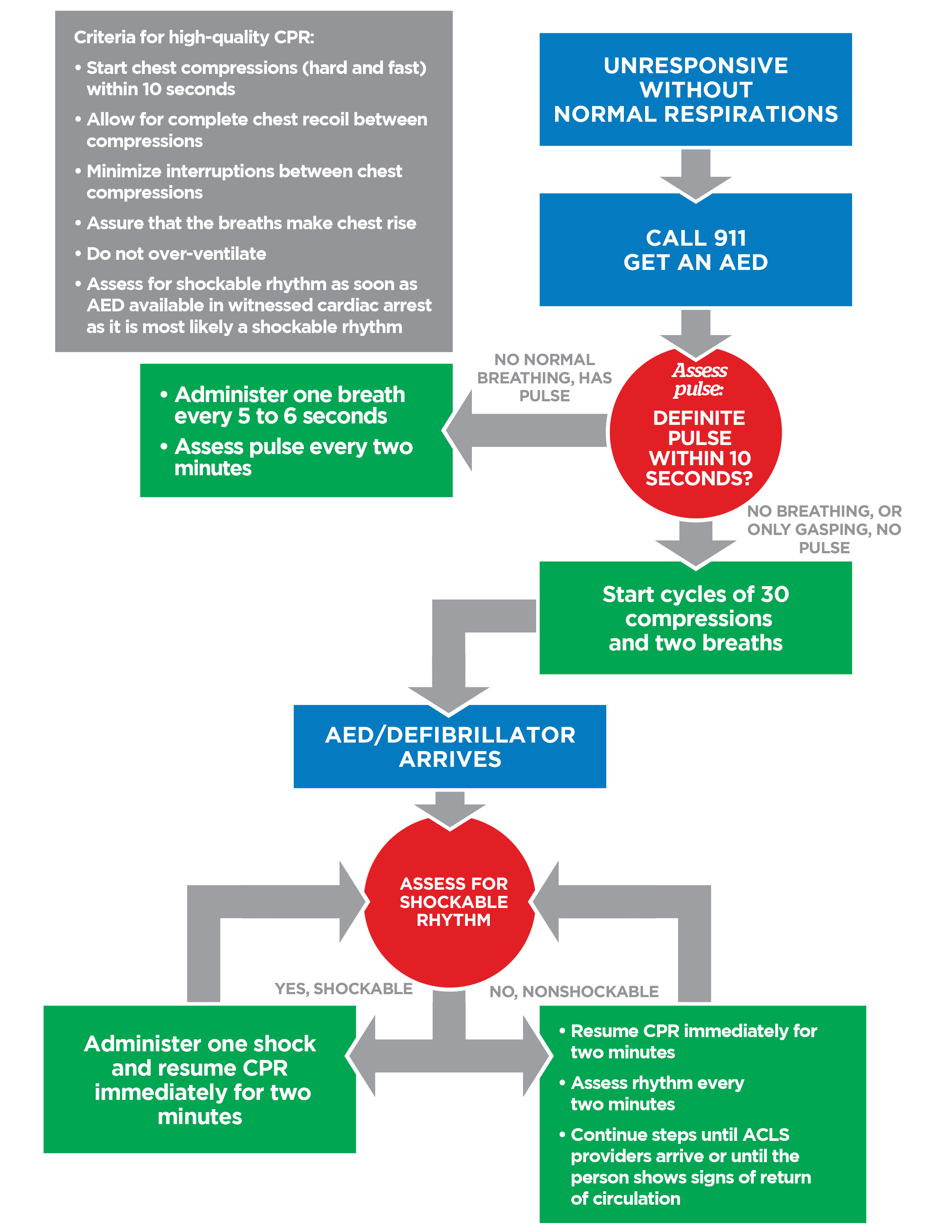 Illustration of Basic Life Support BLS Guidelines Stepwise CPR Airway Breathing Circulation Management symptoms